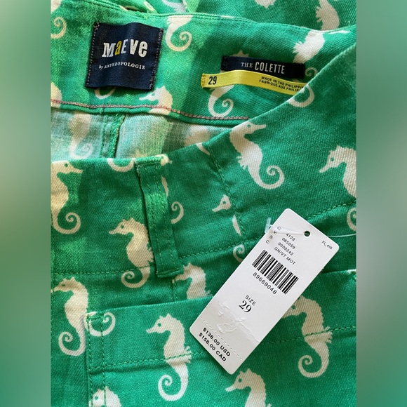 Anthropologie The Colette Cropped Wide-Leg Pants by Maeve: Linen Edition 29 new - Picture 5 of 5